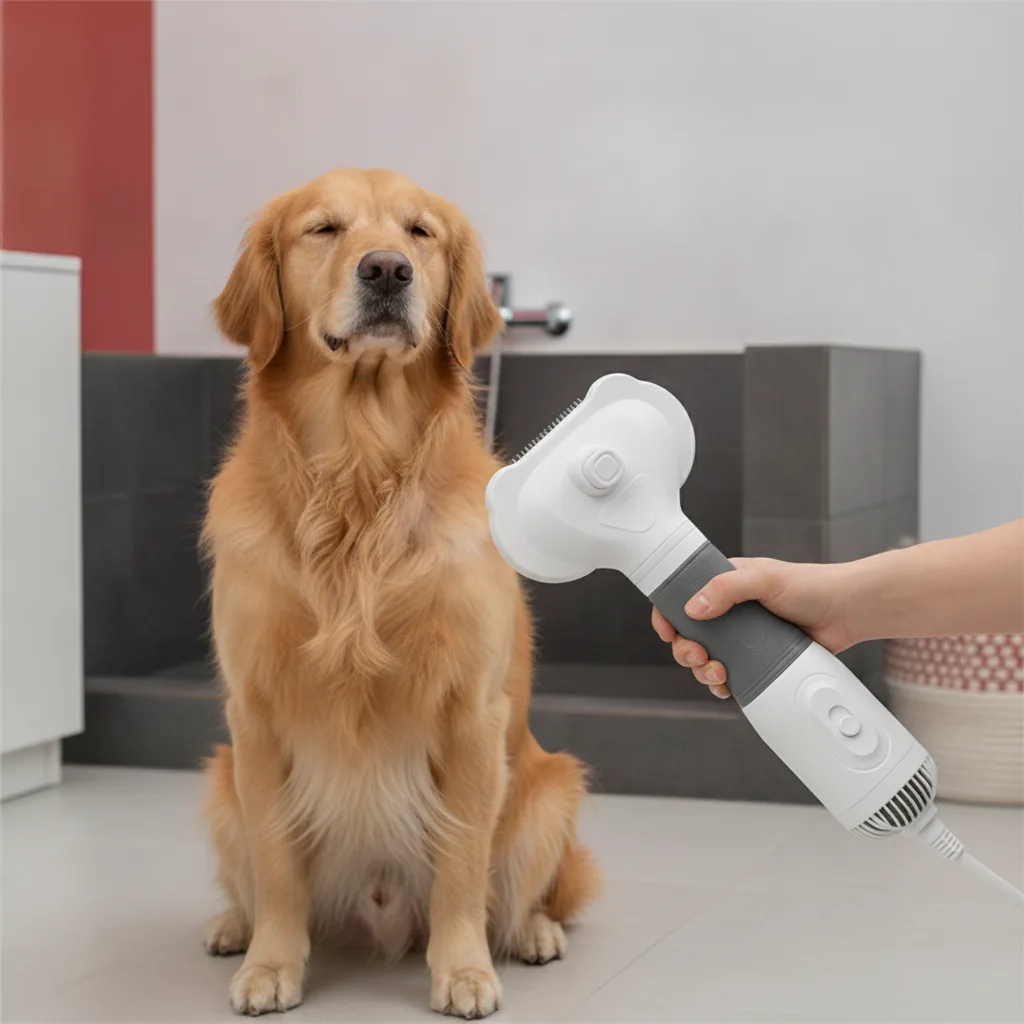 Pet Hair Dryer Brush
